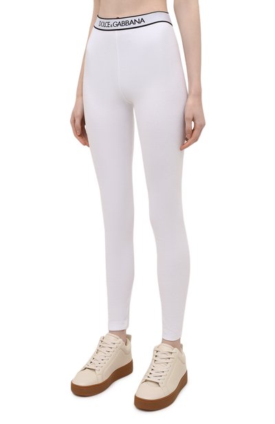 Хлопковые легинсы DOLCE & GABBANA, арт. 03A41T/FUGF5, фото 3