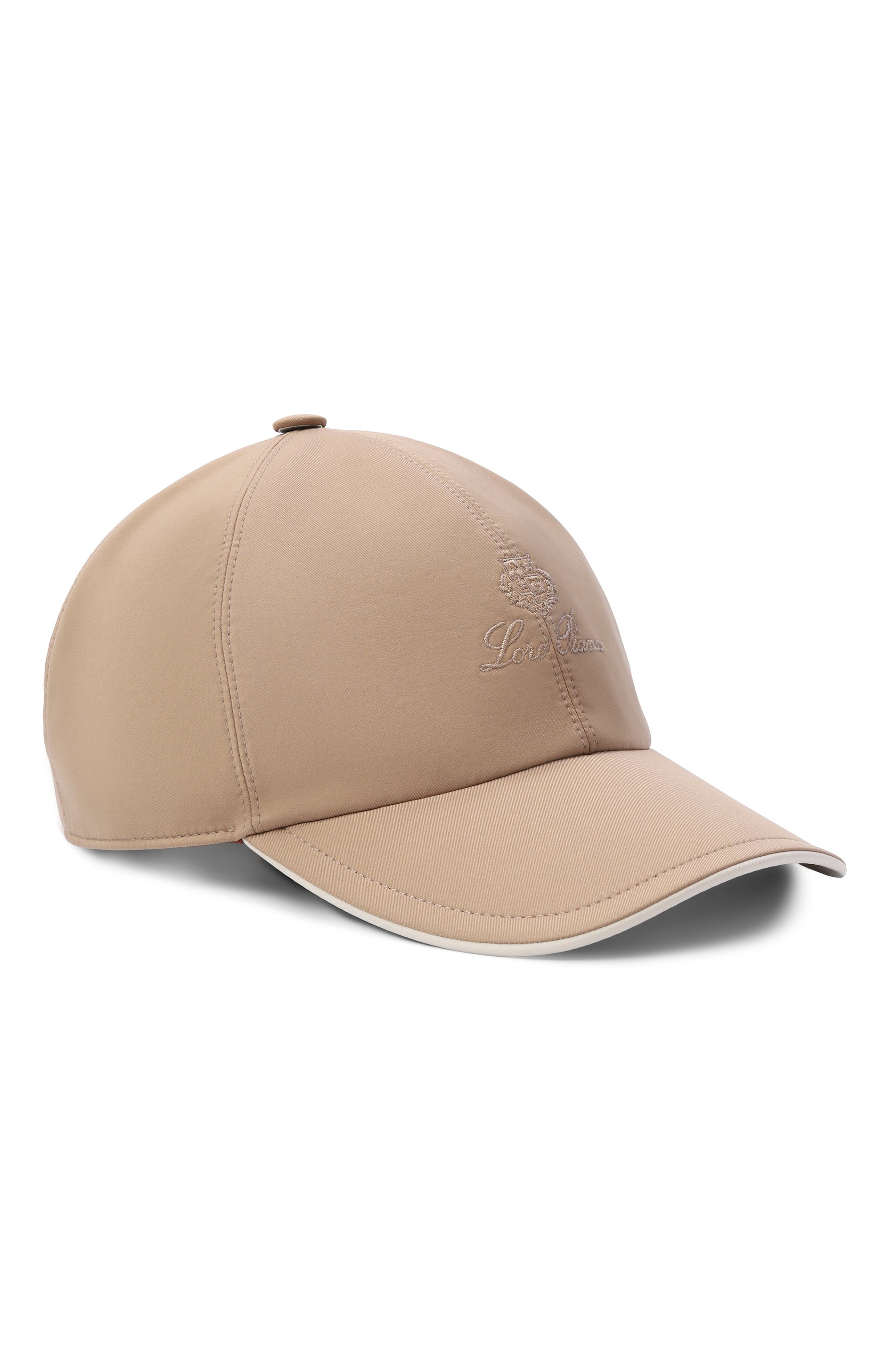 Бейсболка LORO PIANA бежевого цвета по цене 64750 руб., арт. FAP9958, фото 1 Бейсболка LORO PIANA, арт. FAP9958, фото 1