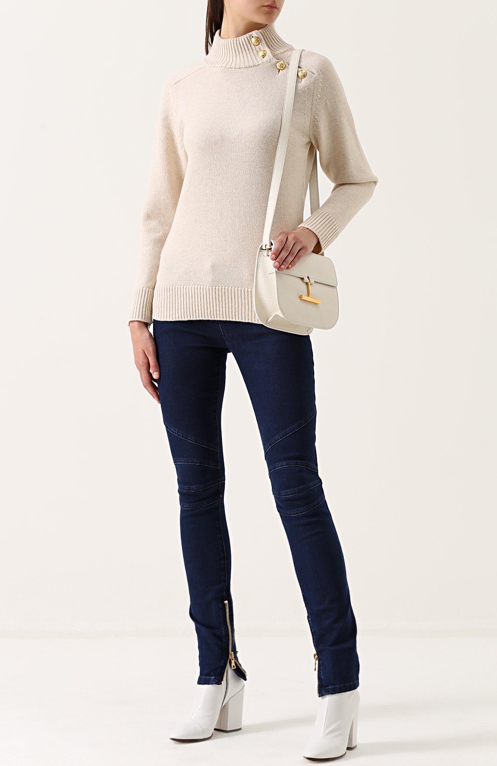 Джинсы-скинни с потертостями BALMAIN, арт. 105514/130K, фото 2