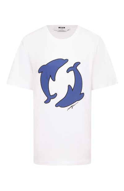 Женская хлопковая футболка MSGM, арт. 3840MM125/257002