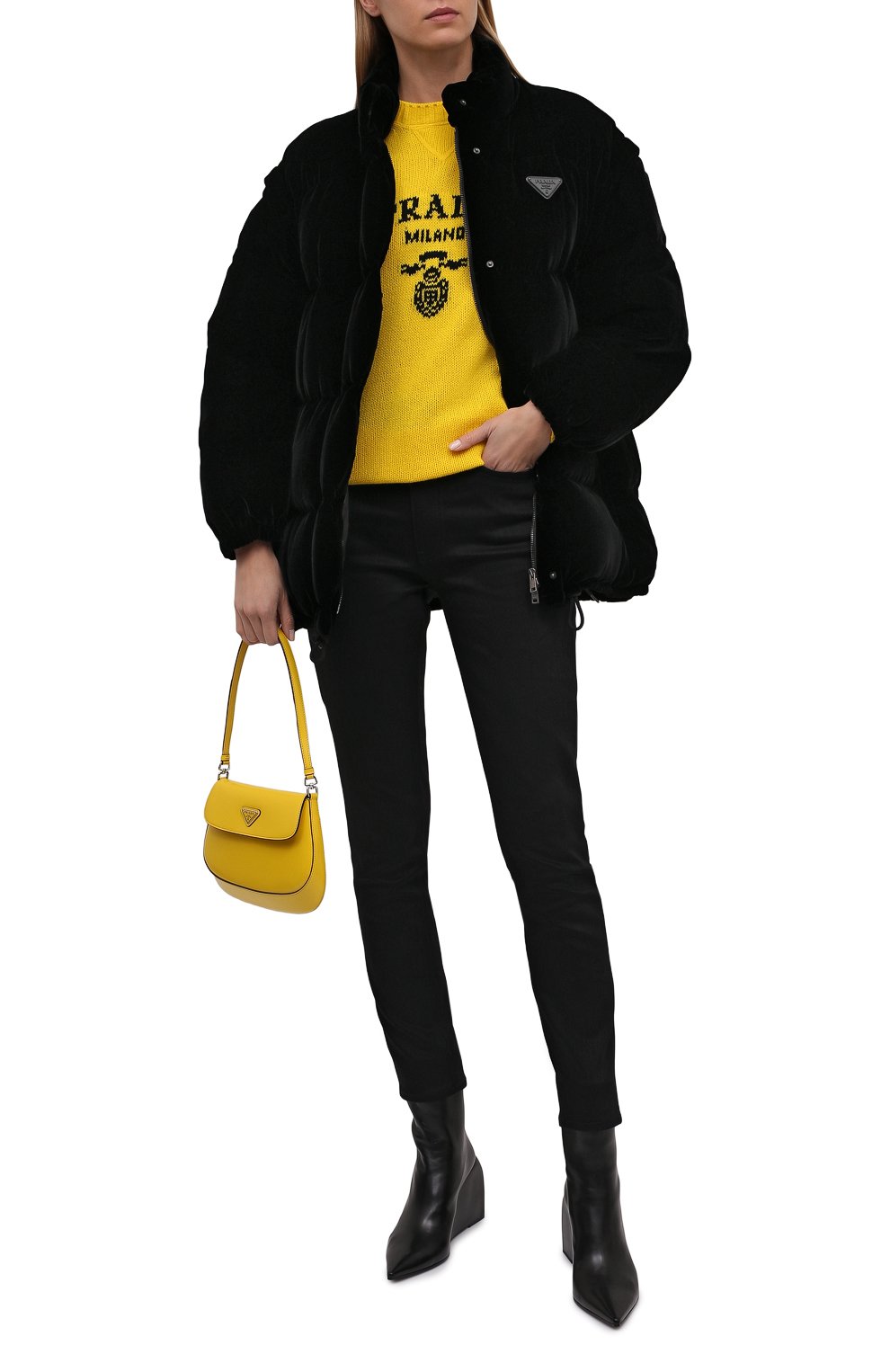 Свитер из шерсти и кашемира PRADA, арт. P24G1V-1YMW-F0222-211, фото 2