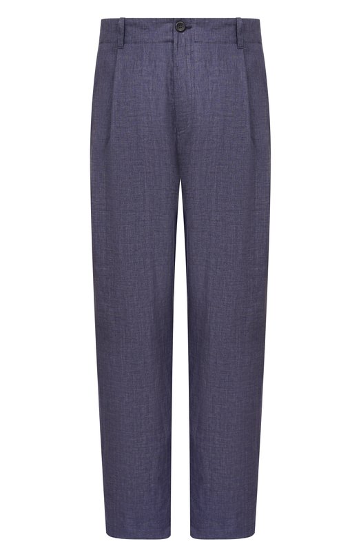 Льняные брюки Hannes Roether PA21DRE.619 Синий PA21DRE.619