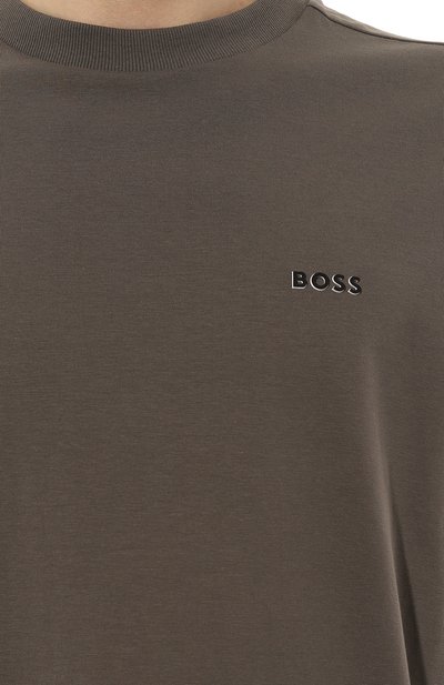 Хлопковая футболка BOSS GREEN, арт. 50506373, фото 5