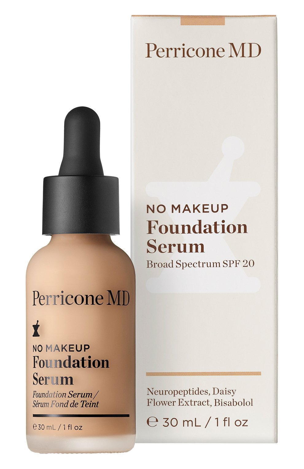 Тональная сыворотка no makeup foundation serum spf20, ivory (30ml) PERRICONE MD, арт. 651473708704, фото 1