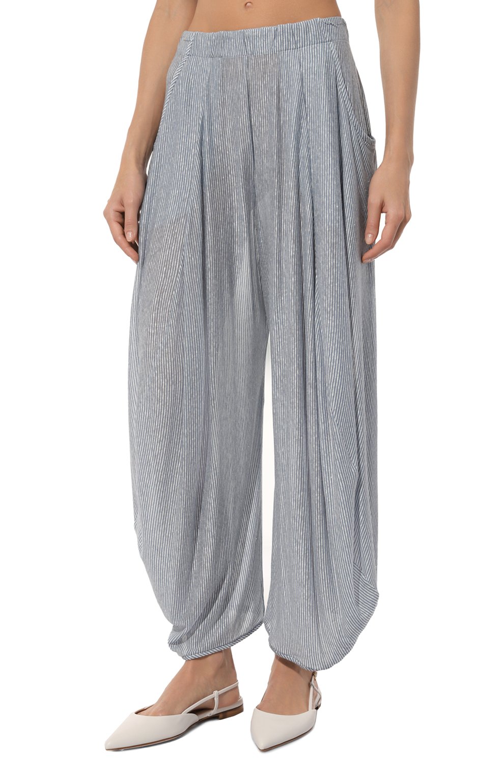 Брюки изо льна и вискозы GIORGIO ARMANI, арт. GW000053/AF10115, фото 3