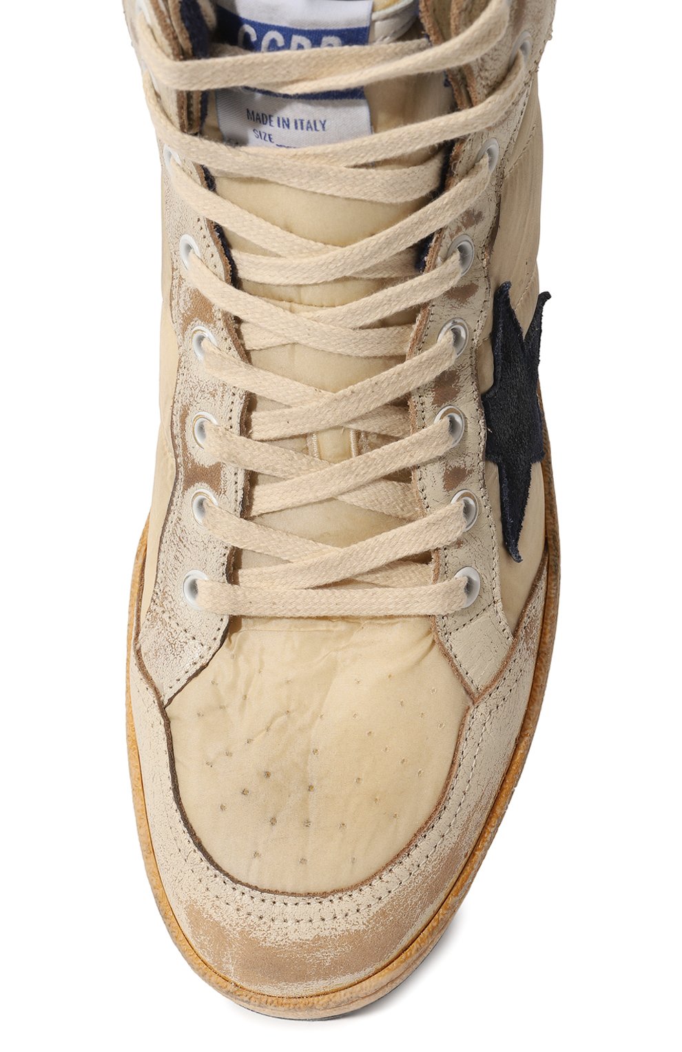 Кожаные кеды sky-star GOLDEN GOOSE DELUXE BRAND, арт. GMF00230/F0033391035, фото 6