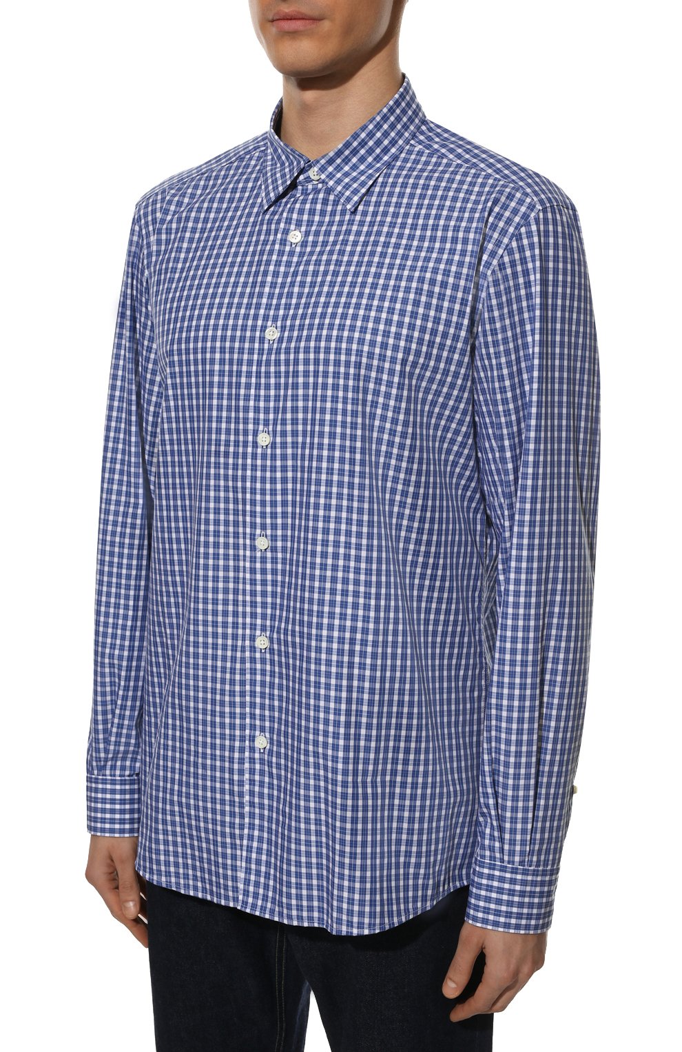 Хлопковая рубашка ZEGNA, арт. UZX09/SAL2, фото 3