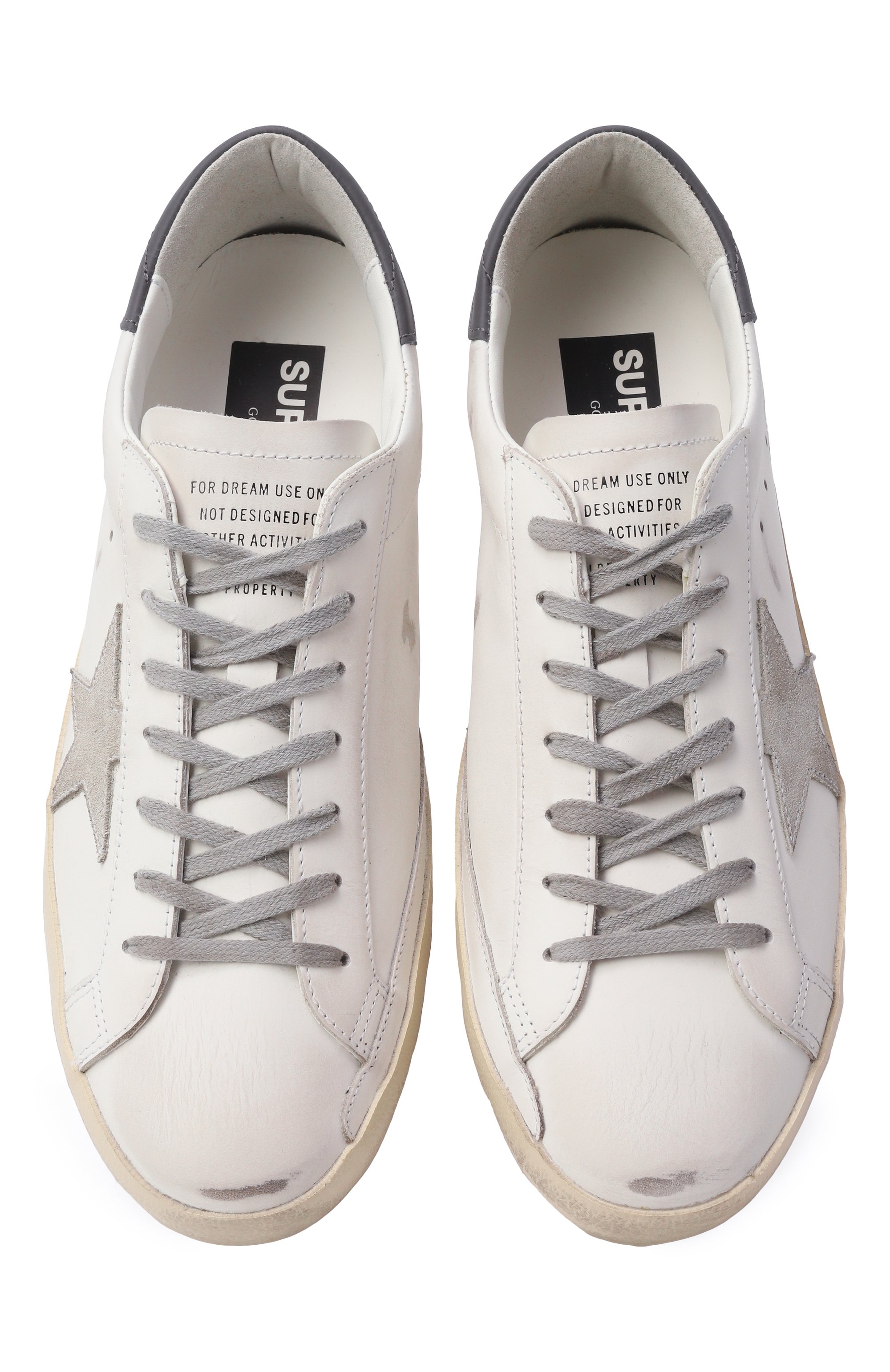 Кожаные кеды super-star GOLDEN GOOSE DELUXE BRAND, арт. GMF00102.F006113, фото 6