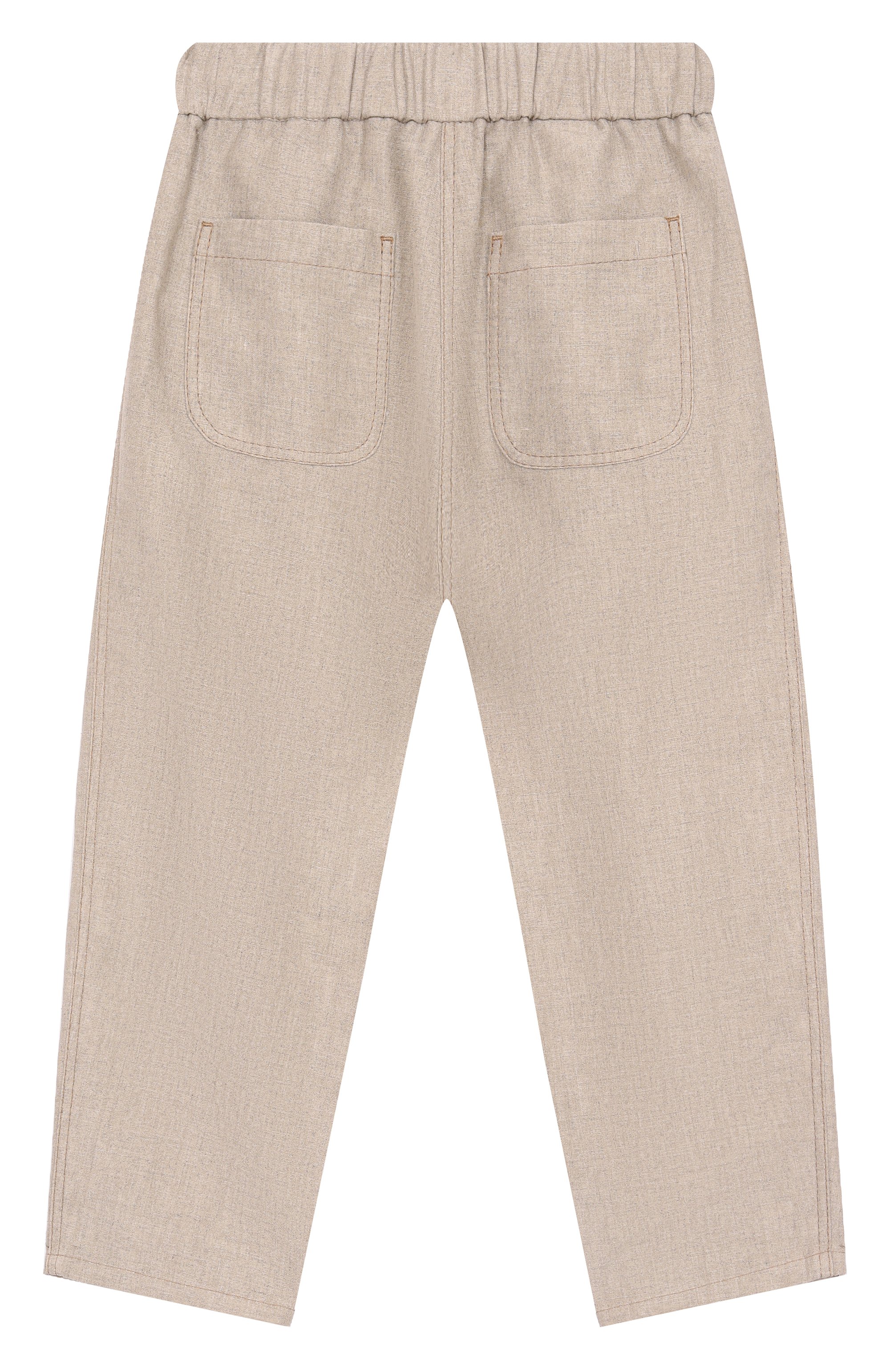 Брюки изо льна и вискозы BRUNELLO CUCINELLI, арт. BL136P235A, фото 2