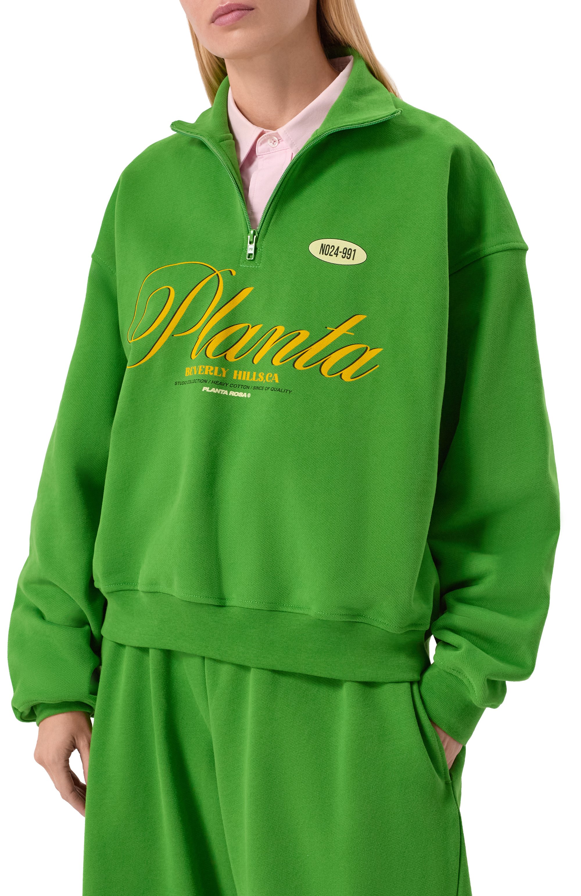 Хлопковый свитшот PLANTA ROSA, арт. PR/A/VINTAGE/470VELVET, фото 6