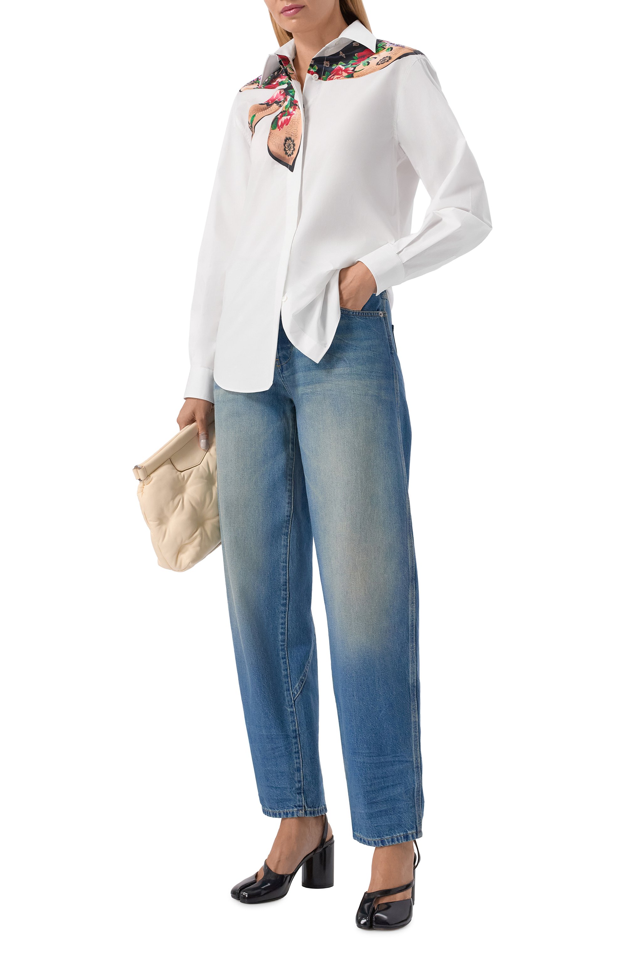 Хлопковая рубашка MOSCHINO, арт. A0220/0531, фото 2