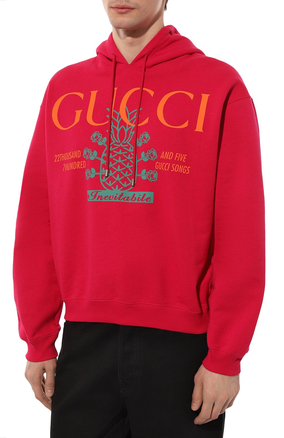 Хлопковое худи GUCCI, арт. 674900 XJD22, фото 3