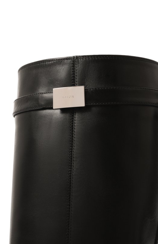 Кожаные сапоги Kiton D58804N0102702 Чёрный  D58804N0102702 Фото 7