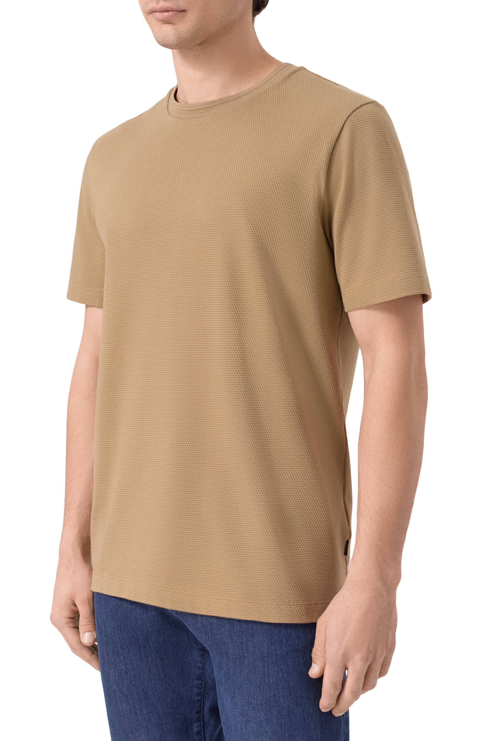 Хлопковая футболка BOSS, арт. 50452680, фото 3