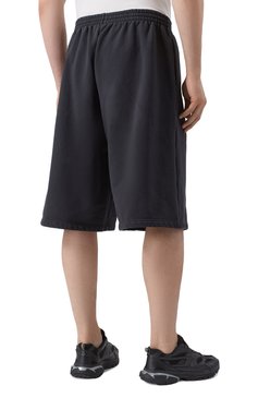 Мужские хлопковые шорты balenciaga х under armour BALENCIAGA черного цвета, арт. 795261/TRVB8 | Фото 4 (Длина Шорты М: Ниже колена; Драгоценные камни: Проставлено; Материал сплава: Проставлено; Стили: Спорт-шик; Принт: Без принта; Случай: Повседневный; Материал внешний: Хлопок)