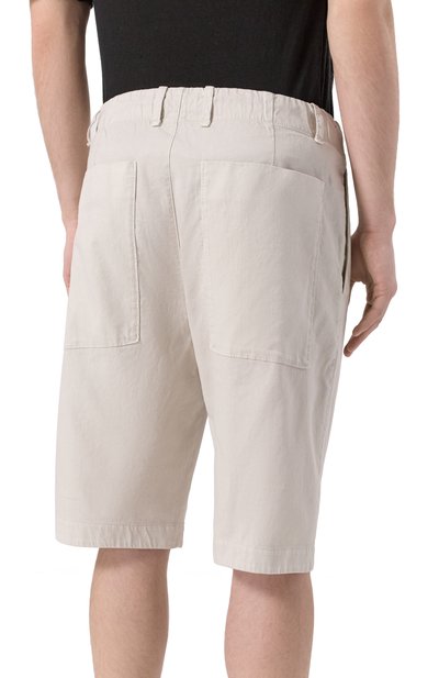 Шорты из хлопка и льна TRANSIT, арт. CFUTRZE142, фото 4