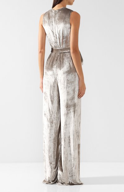 Бархатный комбинезон с поясом BOTTEGA VENETA, арт. 523968/VER00, фото 4