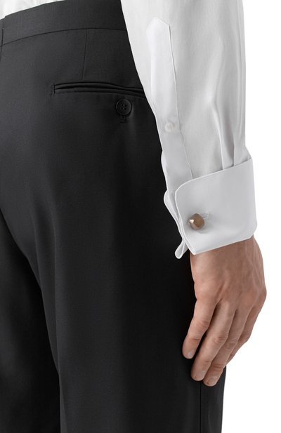 Хлопковая сорочка GIORGIO ARMANI белого цвета по цене 69950 руб., арт. GM000476/TE10075, фото 5 Хлопковая сорочка GIORGIO ARMANI, арт. GM000476/TE10075, фото 5