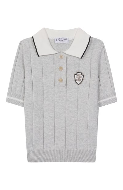 Хлопковое поло BRUNELLO CUCINELLI, арт. B19M18405B, фото 1