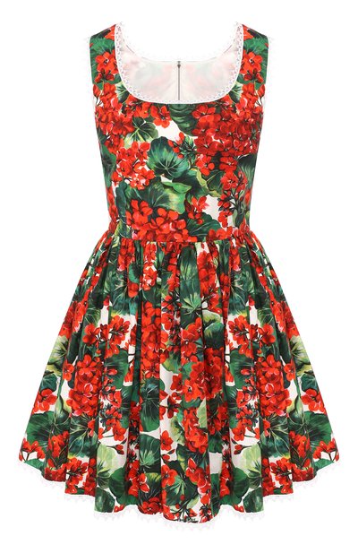 Женское хлопковое платье DOLCE & GABBANA, арт. F68B1T/HS5CL