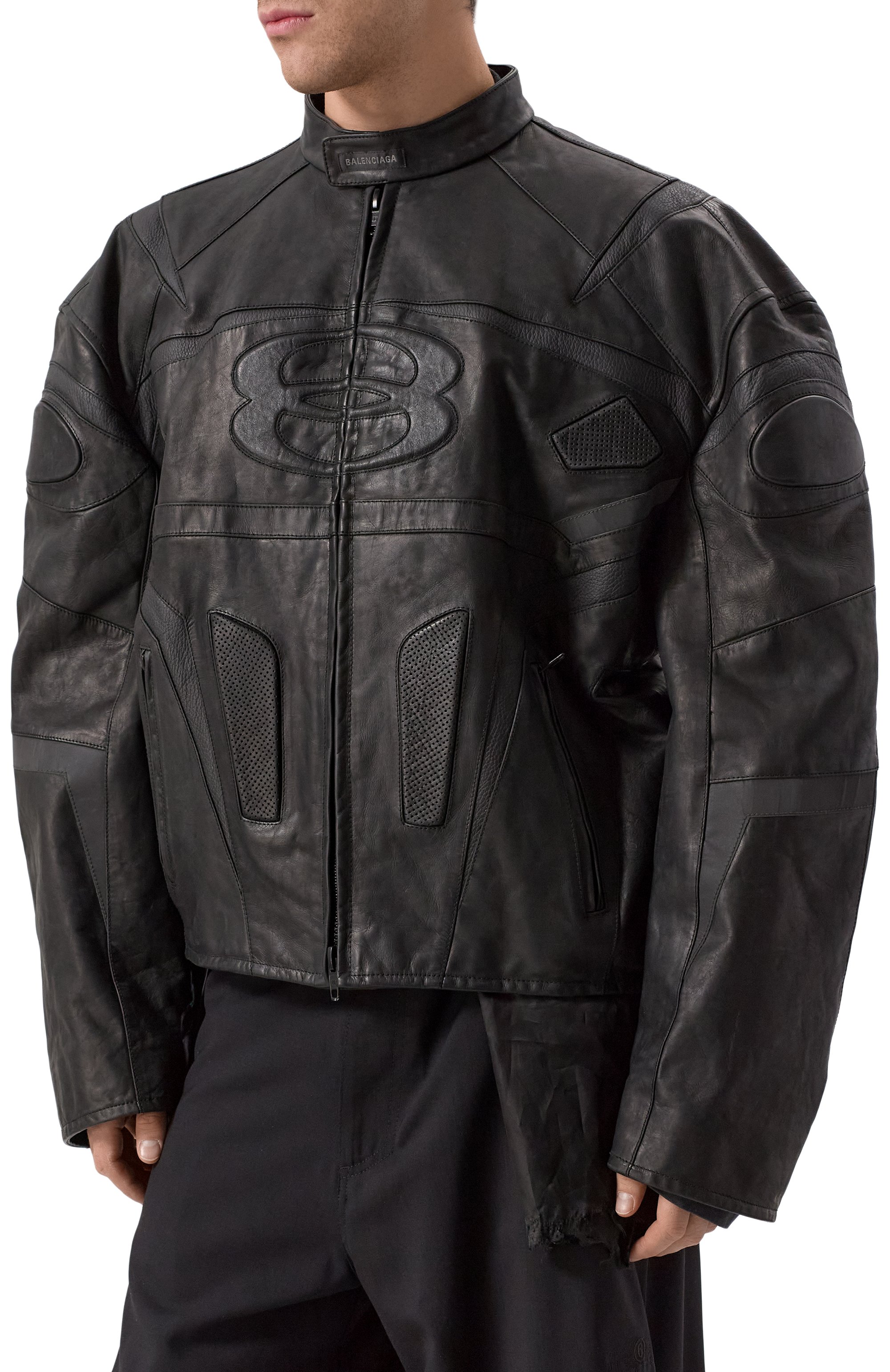 Кожаная куртка BALENCIAGA, арт. 787430/TQS08, фото 3