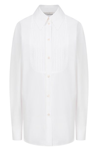Женская хлопковая рубашка NINA RICCI, арт. 25ACT0033/C01077