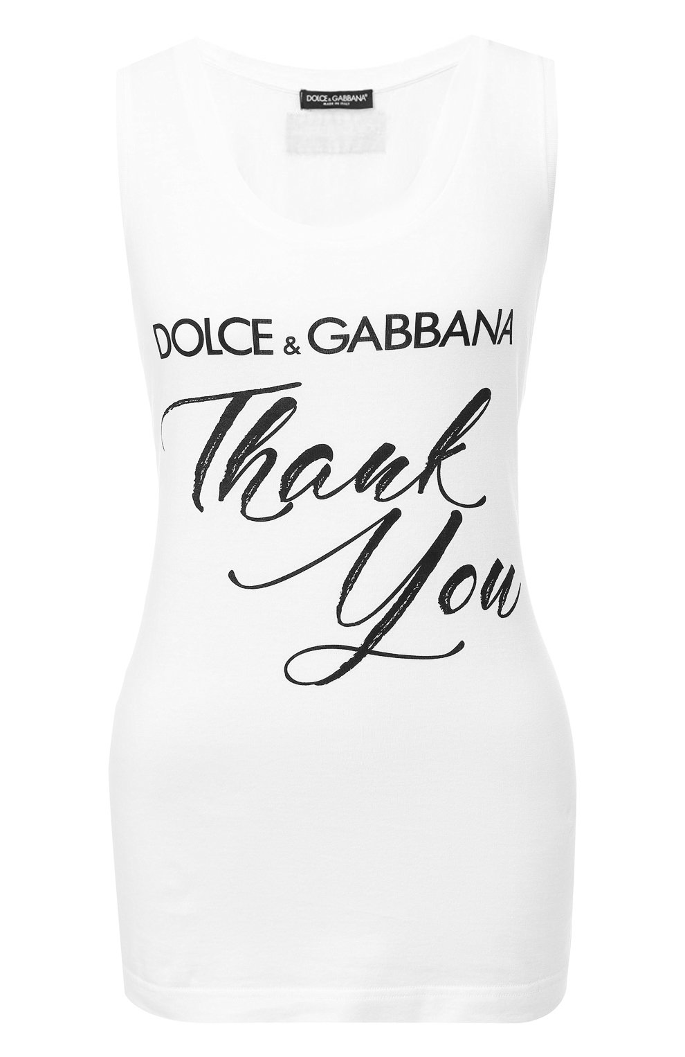 Хлопковая майка DOLCE & GABBANA, арт. F8H35Z/HH7MJ, фото 1