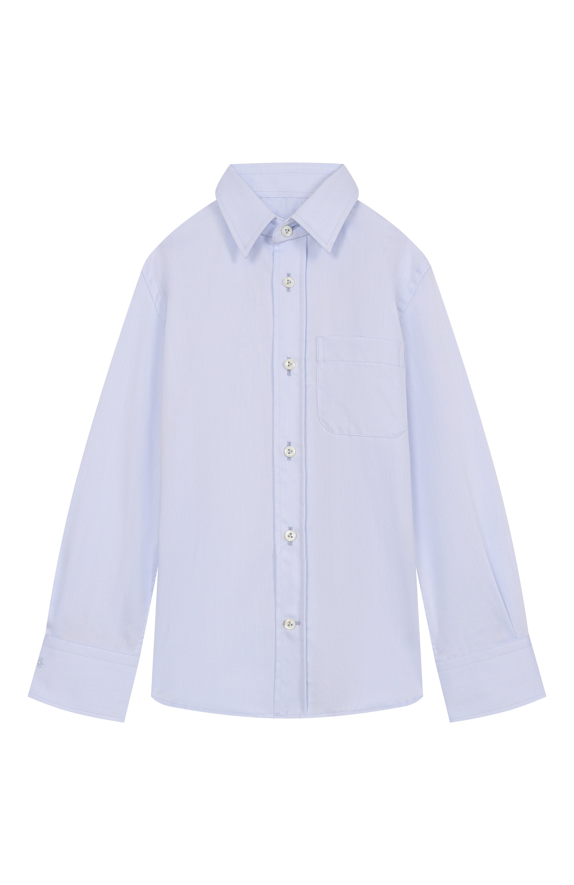 Хлопковая рубашка VAN LAACK голубого цвета по цене 12500 руб., арт. VL-TIM-P0/150082/116-134, фото 1 Хлопковая рубашка VAN LAACK, арт. VL-TIM-P0/150082/116-134, фото 1