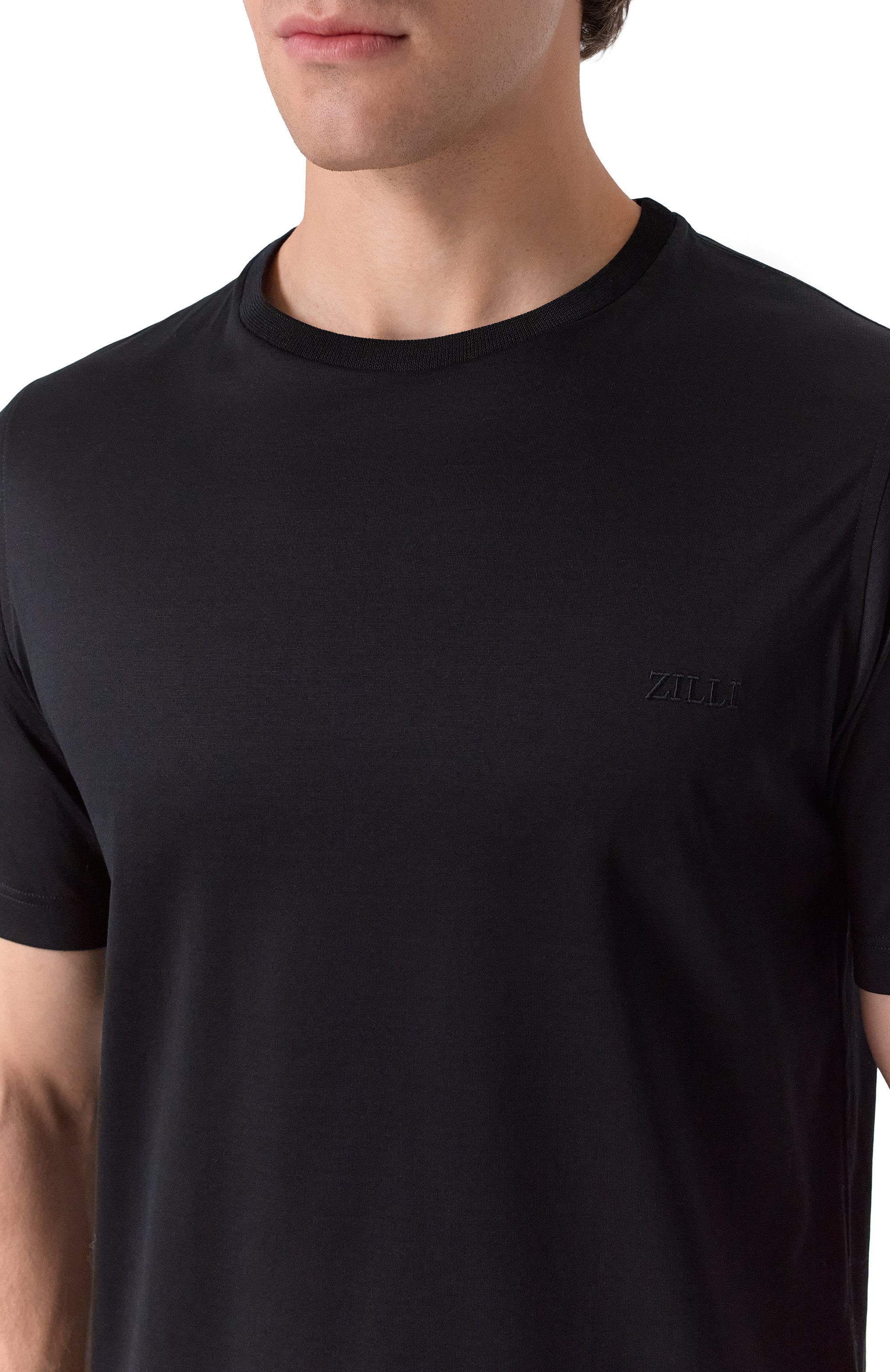 Хлопковая футболка ZILLI, арт. TSR02HM0110VZL000, фото 5