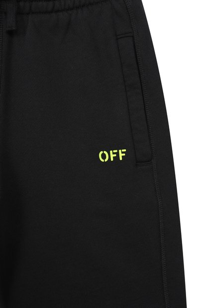 Хлопковые шорты OFF-WHITE, арт. 0BCI001S26FLE002_001, фото 3