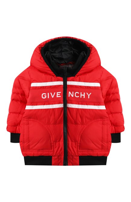 Детская куртка GIVENCHY кр�асного цвета, арт. H06041 | Фото 1 (Рукава: Короткие; Кросс-КТ: Демисезон; Региональные ограничения белый список (Axapta Mercury): RU, Не проставлено; Драгоценные камни: Проставлено; Материал сплава: Проставлено; Ростовка одежда: 12 мес | 80 см, 18 мес | 86 см, 24 мес | 92 см, 36 мес | 98 см)