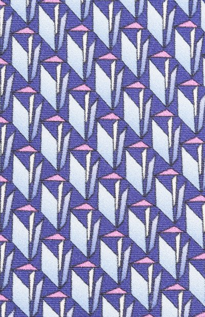Шелковый галстук ZILLI голубого цвета по цене 25800 руб., арт. 50224/TIES, фото 3 Шелковый галстук ZILLI, арт. 50224/TIES, фото 3