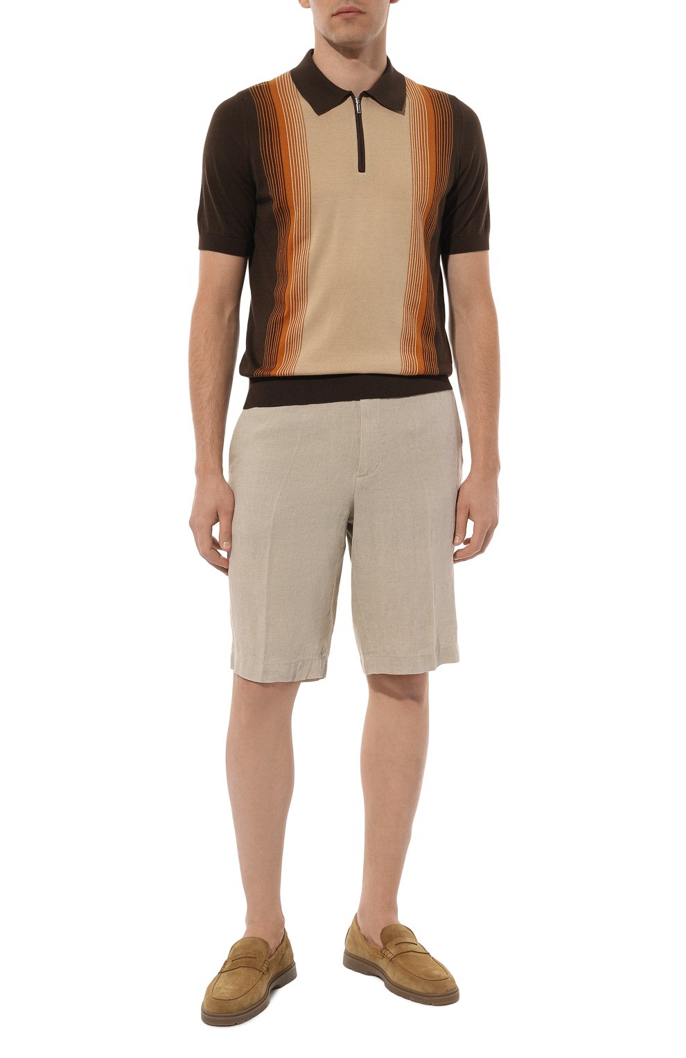 Льняные шорты ZEGNA, арт. UBI32A5/TB11136, фото 2