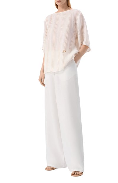 Льняные брюки LORO PIANA, арт. FAP3842, фото 2