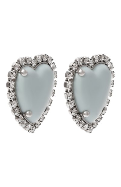 Клипсы coeur hyperbole VALENTINO светло-голубого цвета по цене 172000 руб., арт. 8W2J0Z47/CEL, фото 3 Клипсы coeur hyperbole VALENTINO, арт. 8W2J0Z47/CEL, фото 3