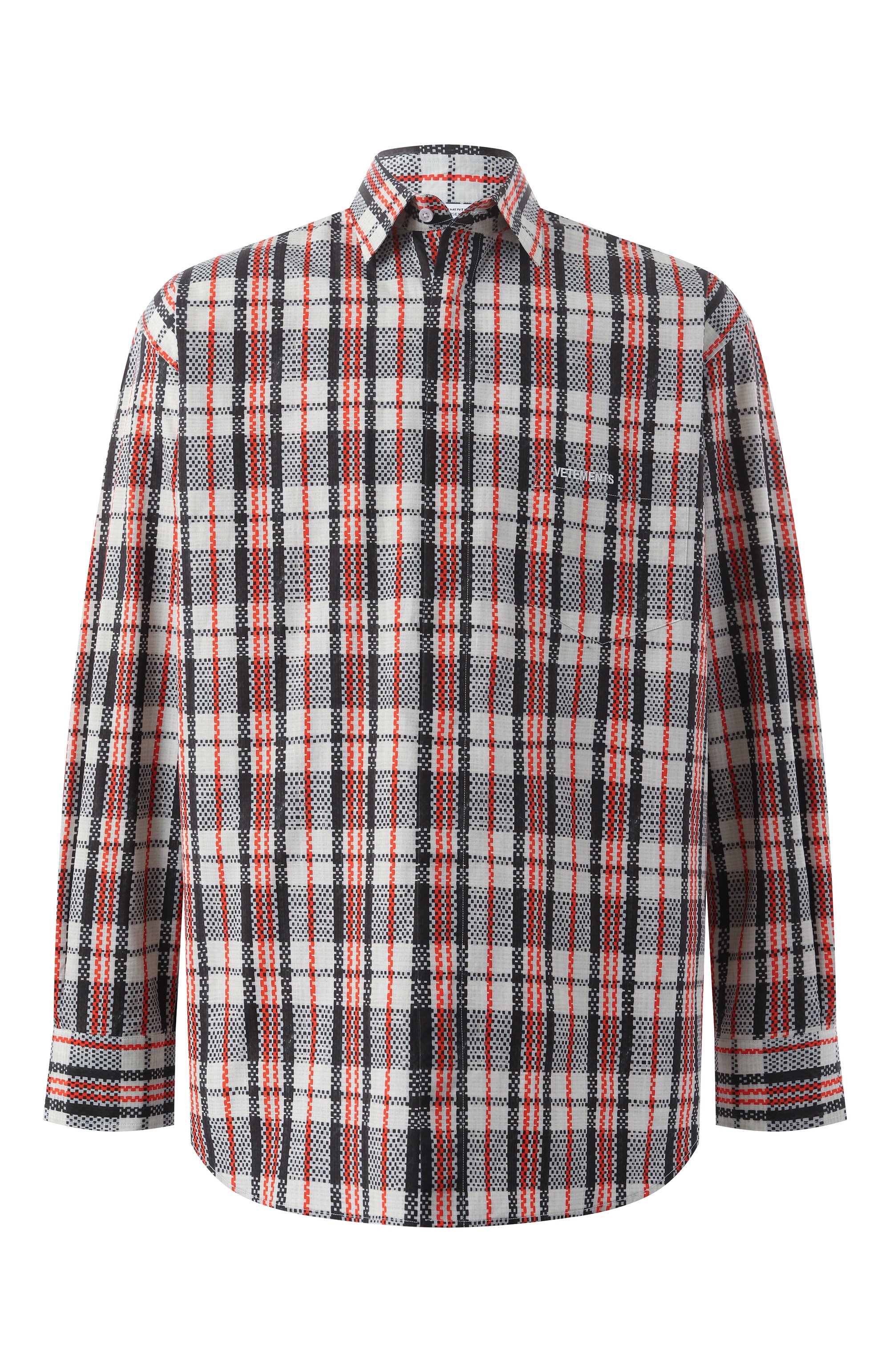 Хлопковая рубашка VETEMENTS, арт. UE54SH380B, фото 1