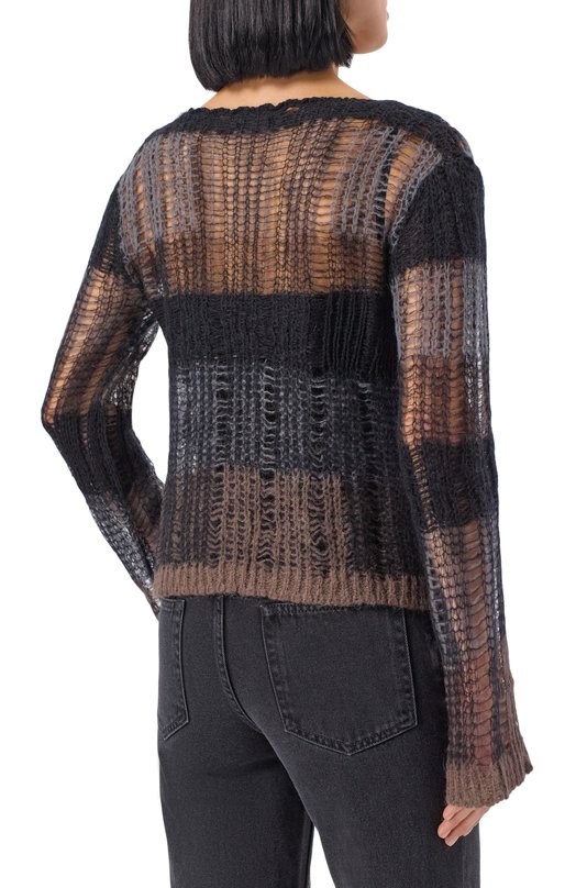 Пуловер Ann Demeulemeester B0013478/KN077 Коричневый  B0013478/KN077 Фото 4