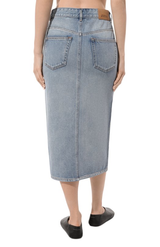 Джинсовая юбка Isabel Marant JU0/136FA-B1H04I Голубой  JU0/136FA-B1H04I Фото 4