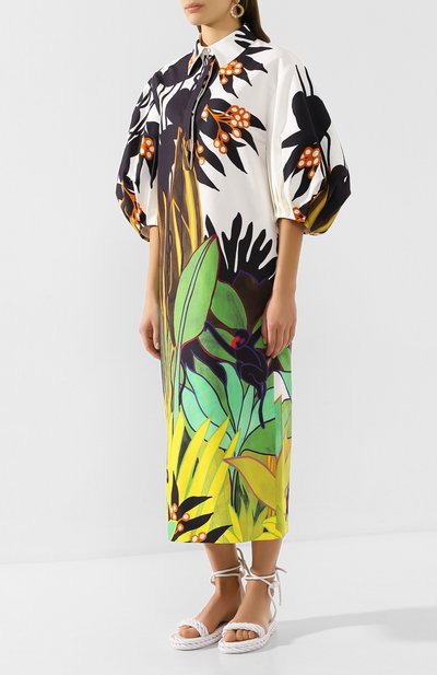 Хлопковое платье VALENTINO, арт. TB0VARZ55DQ, фото 3