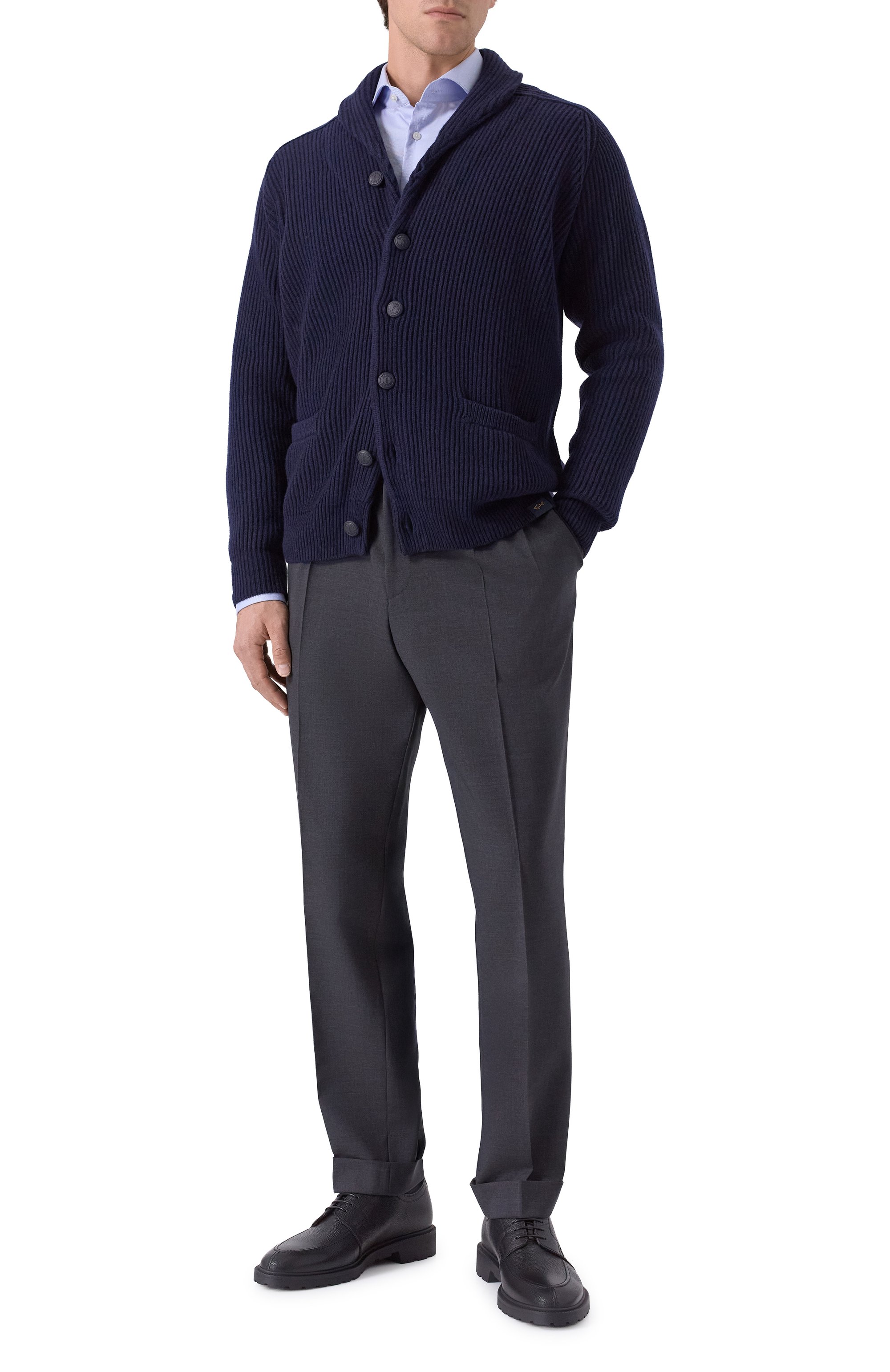 Шерстяные брюки BOSS, арт. 50545822, фото 2