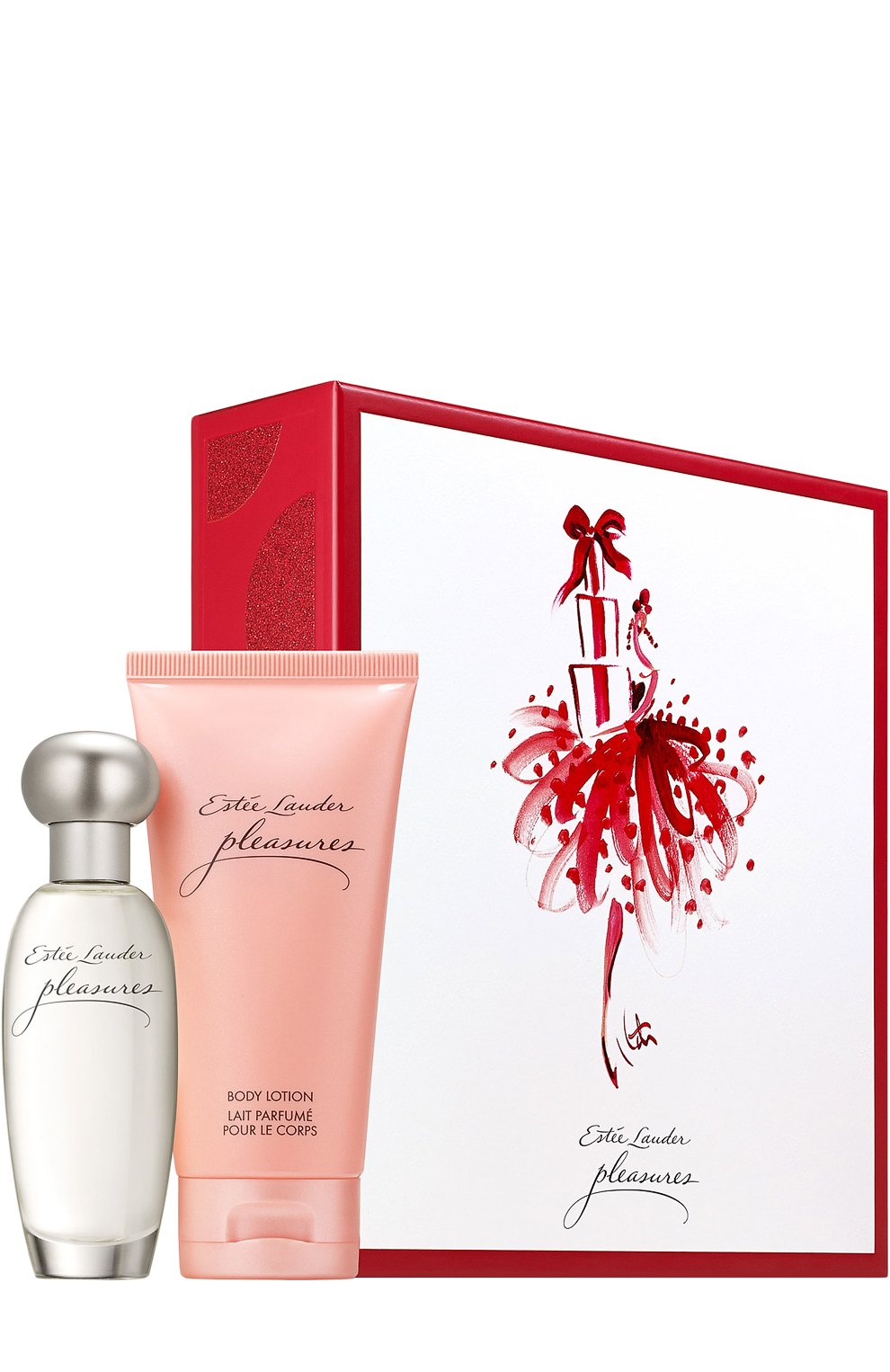 Подарочный набор pleasures ESTÉE LAUDER бесцветного цвета по цене 2730 руб., арт. 1X5R-Y7, фото 1 Подарочный набор pleasures ESTÉE LAUDER, арт. 1X5R-Y7, фото 1
