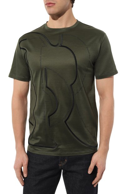 Хлопковая футболка STEFANO RICCI, арт. MNH3102200/TE0001, фото 3