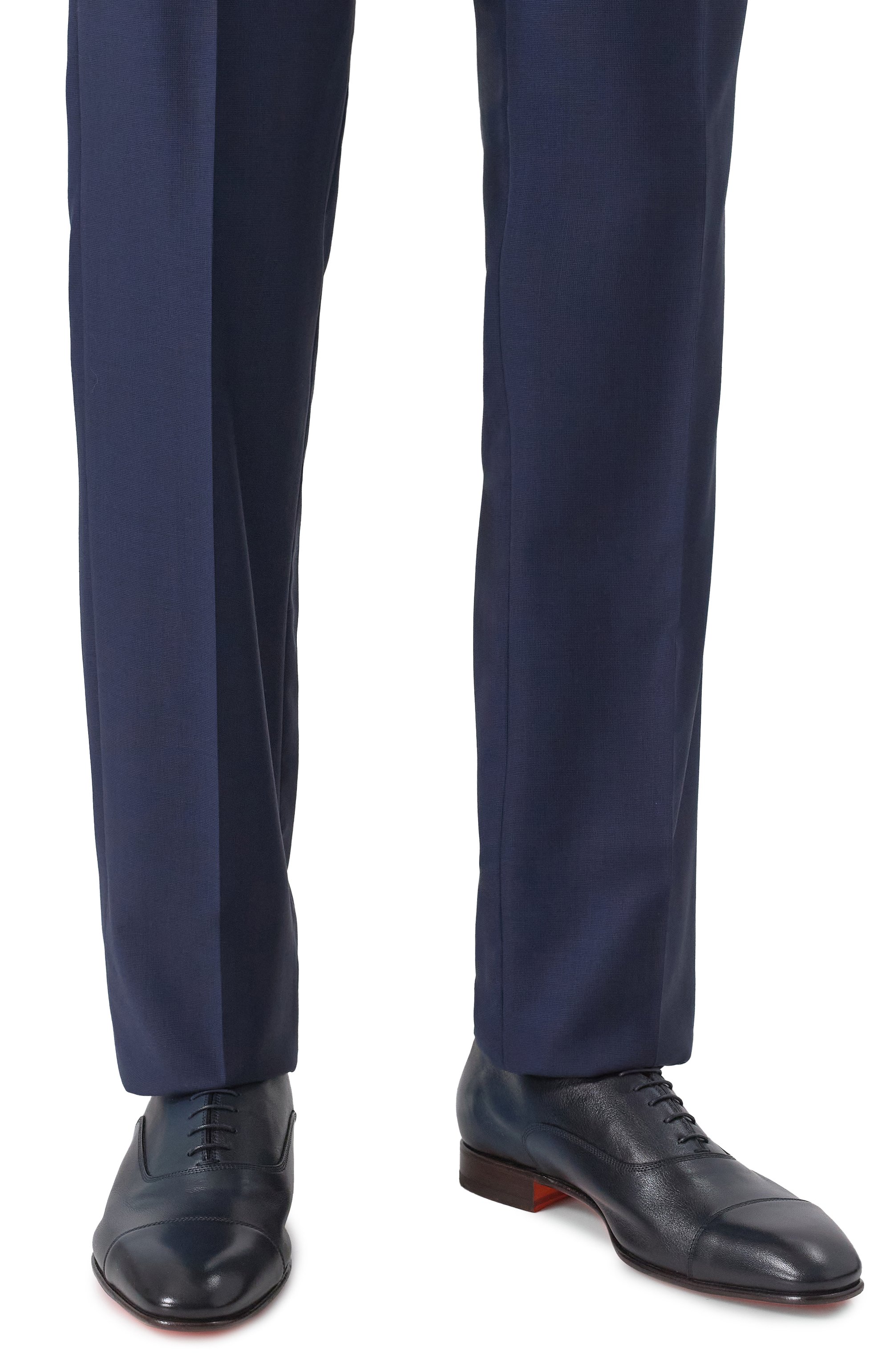 Кожаные оксфорды adrian SANTONI, арт. MCAG18883LA3SGFR, фото 3