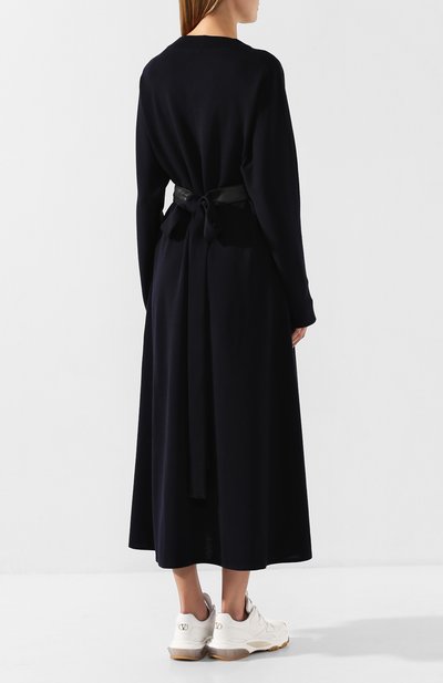 Шерстяное платье LANVIN темно-синего цвета по цене 209000 руб., арт. RW-DR358K-2414-H19, фото 4 Шерстяное платье LANVIN, арт. RW-DR358K-2414-H19, фото 4