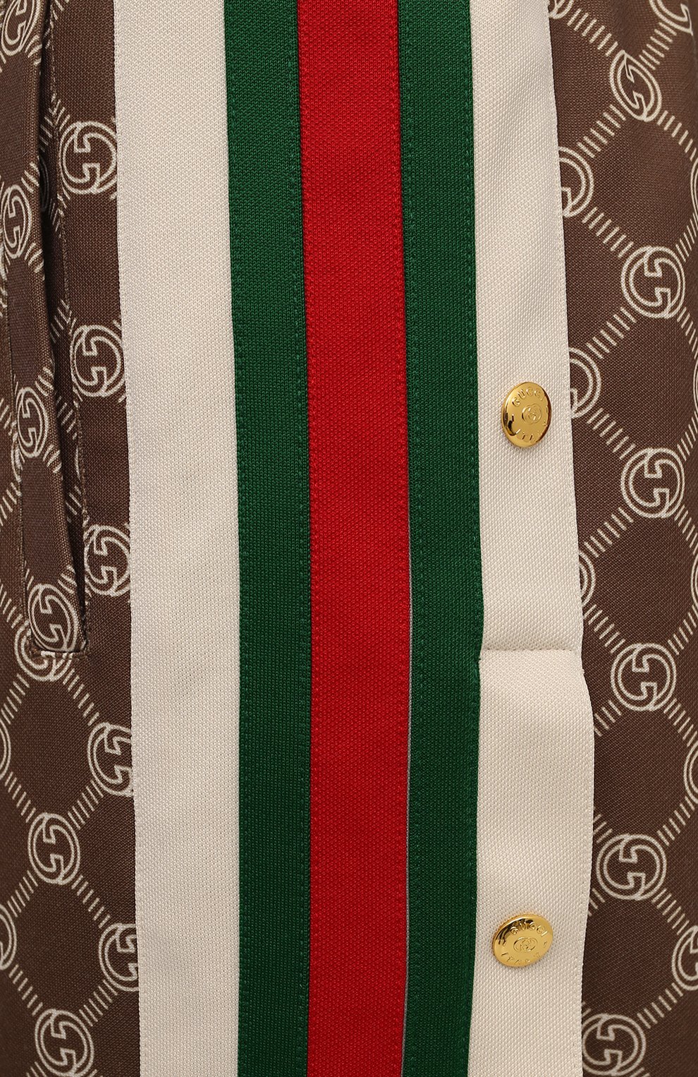 Брюки GUCCI коричневого цвета по цене 142500 руб., арт. 671496/XJD1G, фото 5 Брюки GUCCI, арт. 671496/XJD1G, фото 5