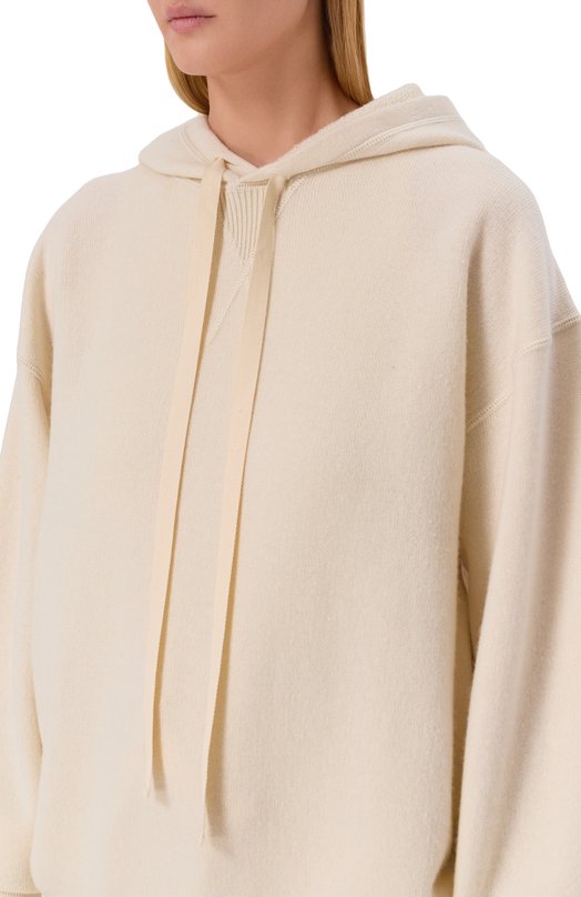 Кашемировое худи Jil Sander J40GU0119/J13276 Кремовый  J40GU0119/J13276 Фото 5
