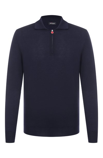 Мужское поло из кашемира и шелка KITON, арт. UMKX05ZK4