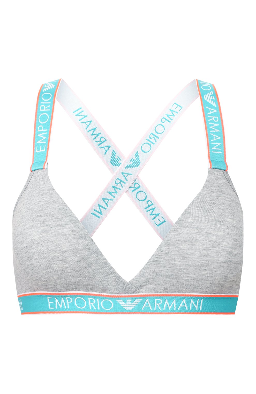 Хлопковый бюстгальтер EMPORIO ARMANI, арт. 163567/0P317, фото 1