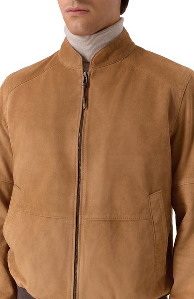 Замшевый бомбер WINDSOR, арт. B0RELL03-L/1300160L, фото 5