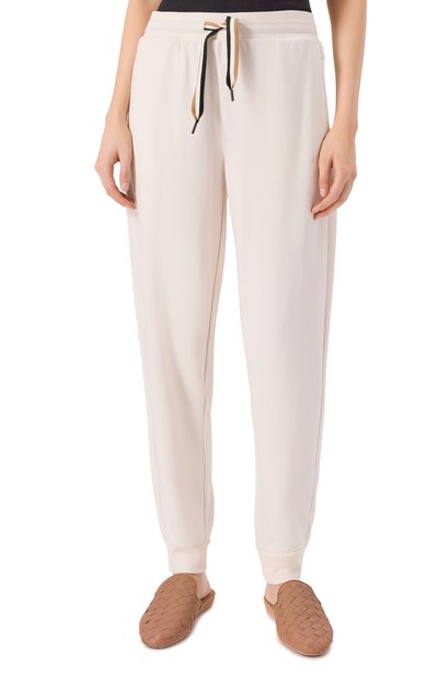 Джоггеры из хлопка и лиоцелла BOSS кремового цвета по цене 9560 руб., арт. 50524759, фото 3 Джоггеры из хлопка и лиоцелла BOSS, арт. 50524759, фото 3